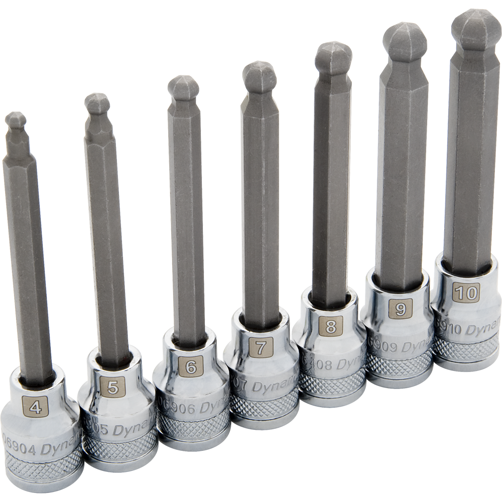 Dynamic D010025 3/8 D 7PC MET LONGBALL NOSE H DYNAMIC D010025
