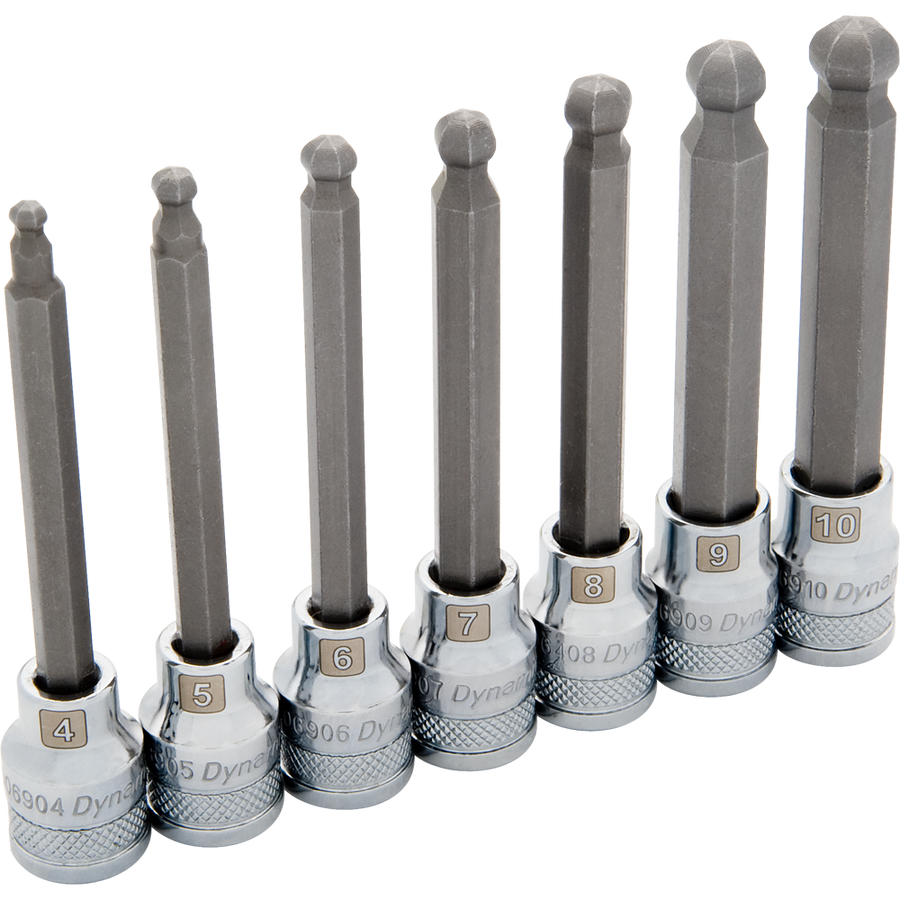 Dynamic D010025 3/8 D 7PC MET LONGBALL NOSE H DYNAMIC D010025