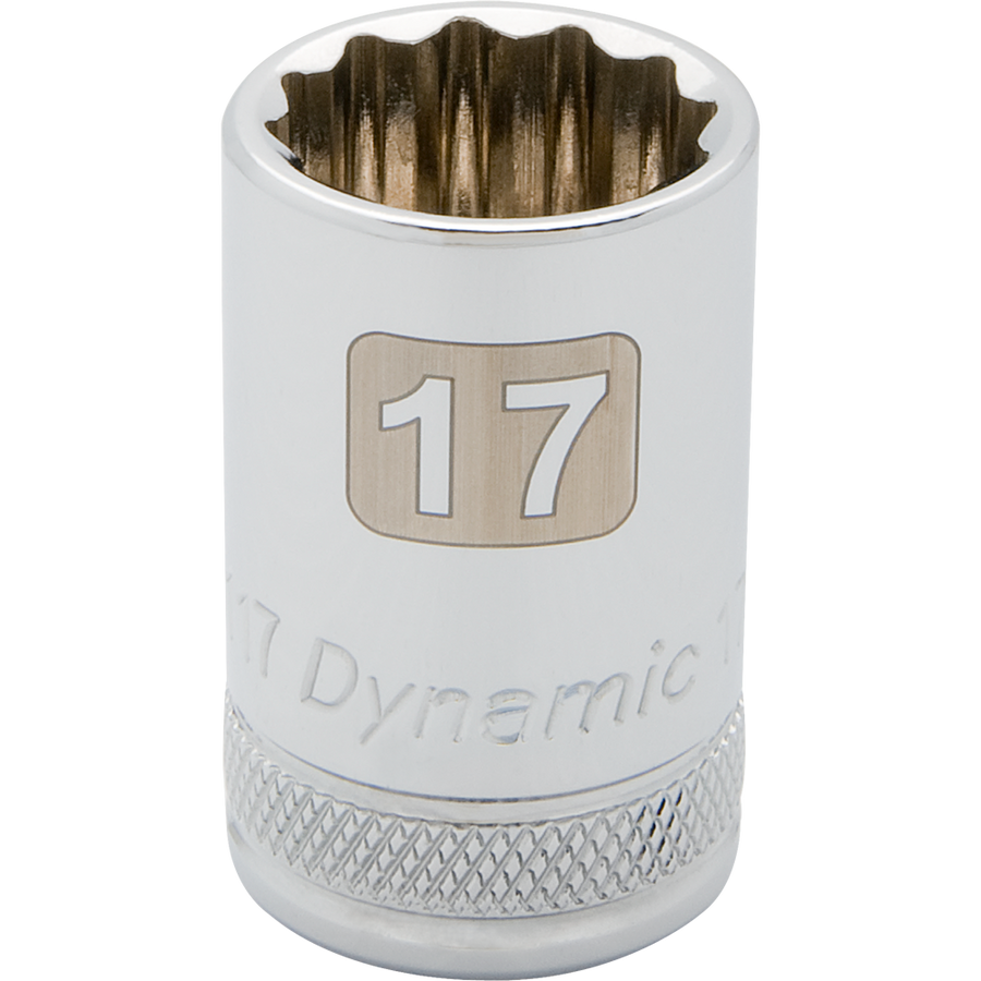 Dynamic D015110 1/2 D 12 PT 10MM CHROME SOCKET DYNAMIC D015110
