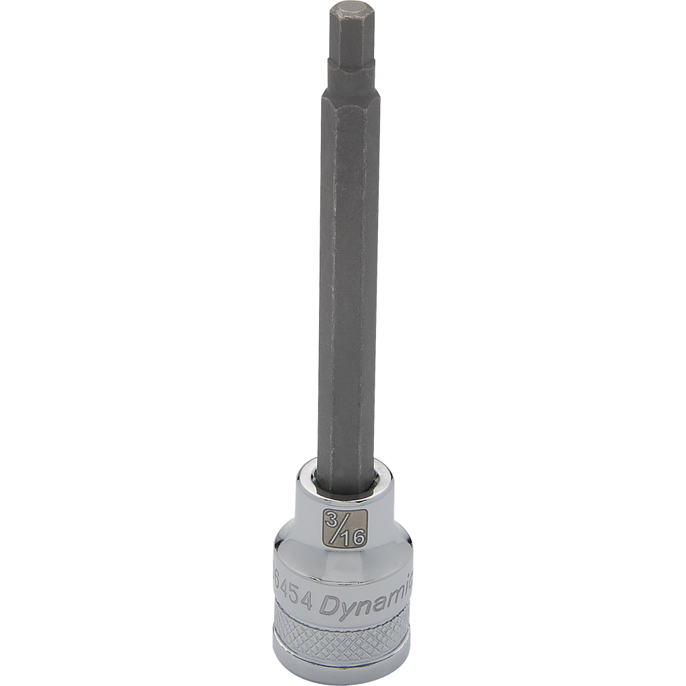 Dynamic D013458 1/2 D BIT SOCKET HEX 1/4 LONG DYNAMIC D013458