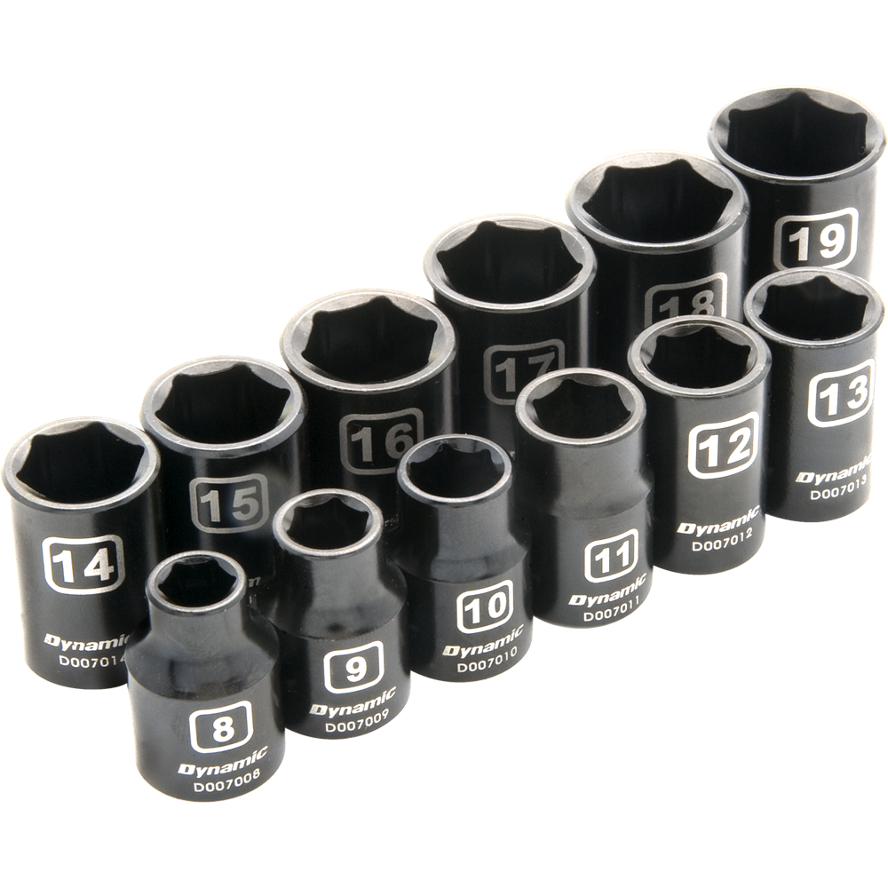 Dynamic D010022 3/8 D 12 PC 6 PT MET STD IMPERIAL DYNAMIC D010022