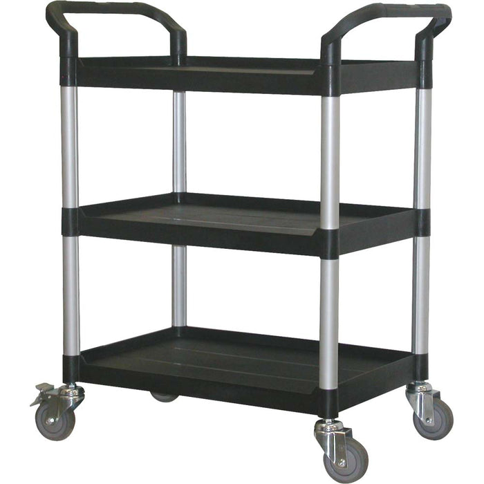 Utility Carts Gray 97403B Utility Cart Composite With 3 Shelves