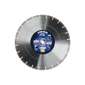 High Speed Blades Diamond Products 14355 14 Inch x .125 Inch x 1 Inch, Star Blue (B), Asphalt, Green Concrete, Brick, and Block, High Speed Hand Saw Diamond Blade