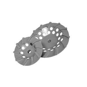 Cup Grinder Diamond Products 22474 7 Inch x Inch x 5/8-11 Inch, Delux-Cut (D), General Purpose, Cured Concrete, Spiral Turbo Cup Grinder