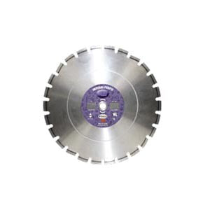 Wet Cutting Walk Behind Saw Blades Diamond Products 36825 26 Inch x .165 Inch x 1 Inch Imperial Purple (I) Asphalt/Green Concrete/Asphalt, Concrete Overlay Walk Behind Saw Diamond Blade with Metric Core and slant-segment for undercutting protection