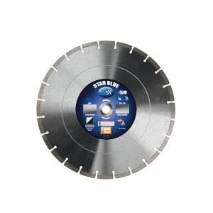 Dry Walk Behind Blades Diamond Products 70426 14 Inch x .125 Inch x 1 Inch, Star Blue (B), General Purpose, Cured Concrete, Walk Behind Saw Dry Cutting Diamond Blade