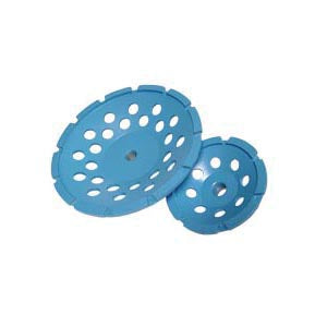 Cup Grinder Diamond Products 77383 4 Inch x Inch x 5/8-11 Inch, Star Blue (B), General Purpose, Cured Concrete, Single Row Cup Grinder