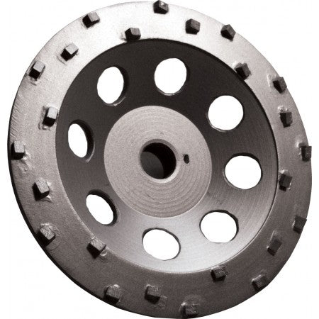 Cup Grinder Diamond Products 21715 7 Inch x 5/8 Inch -11 Inch Polycrystalline (PCD) Cup Grinder for Epoxy, Glue, and Mastic Removal