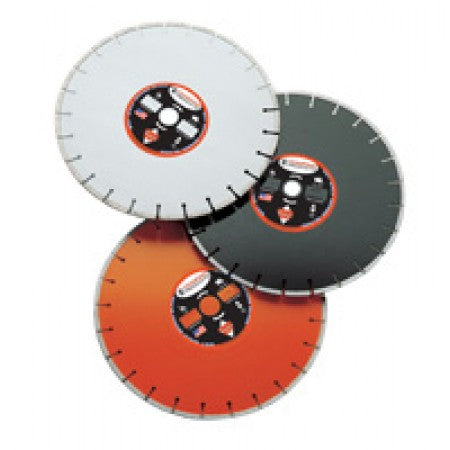 Wet Cutting Bevel & Refractory Blades Diamond Products 23406;  24508;  24509;  36284 14 Inch x .125 Inch x 1 Inch Heavy Duty Orange (H) Bevel Blade