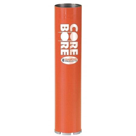 Wet Coring Threaded Core Bit Diamond Products 28186 8 Inch Heavy Duty Orange Threaded Core Bore Bit