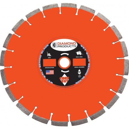 Wet Cutting Joint Widening & Cleaning Blades Diamond Products 45077;  64214;  89716;  91157 12 Inch x .187 Inch x 1 Inch Pro Blue (T) Joint Widening & Cleaning Blades