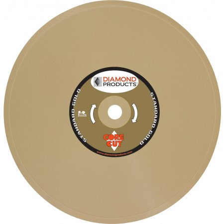 Tile Blades Diamond Products 45233 3-3/8 Inch x .050 Inch x 5/8 Inch, Standard Gold (S), General Purpose Tile Diamond Blade
