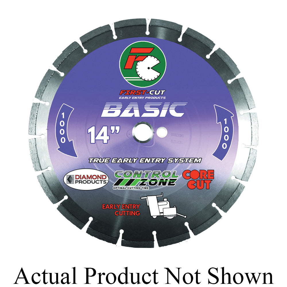 Early Entry Blades Diamond Products 70117 4 Inch x .080 Inch x 1 Inch, Basic (B), Green Concrete, Early Entry Diamond Blade