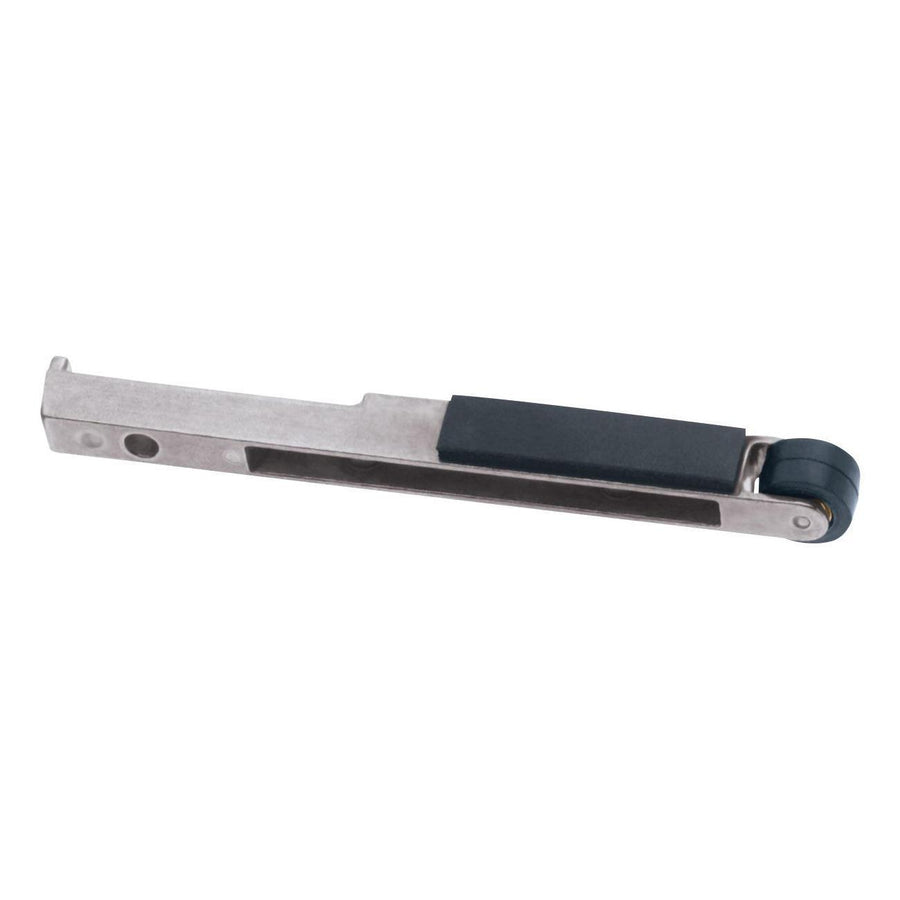 Contact Arm Assemblies Dynabrade 11218 Art Contact Arm Assembly 5/8 Inch Diameter X 3/8 Inch Wide Rubber Wheelwith 1/2 Inch Wide Platten For 1/2X24 Belts