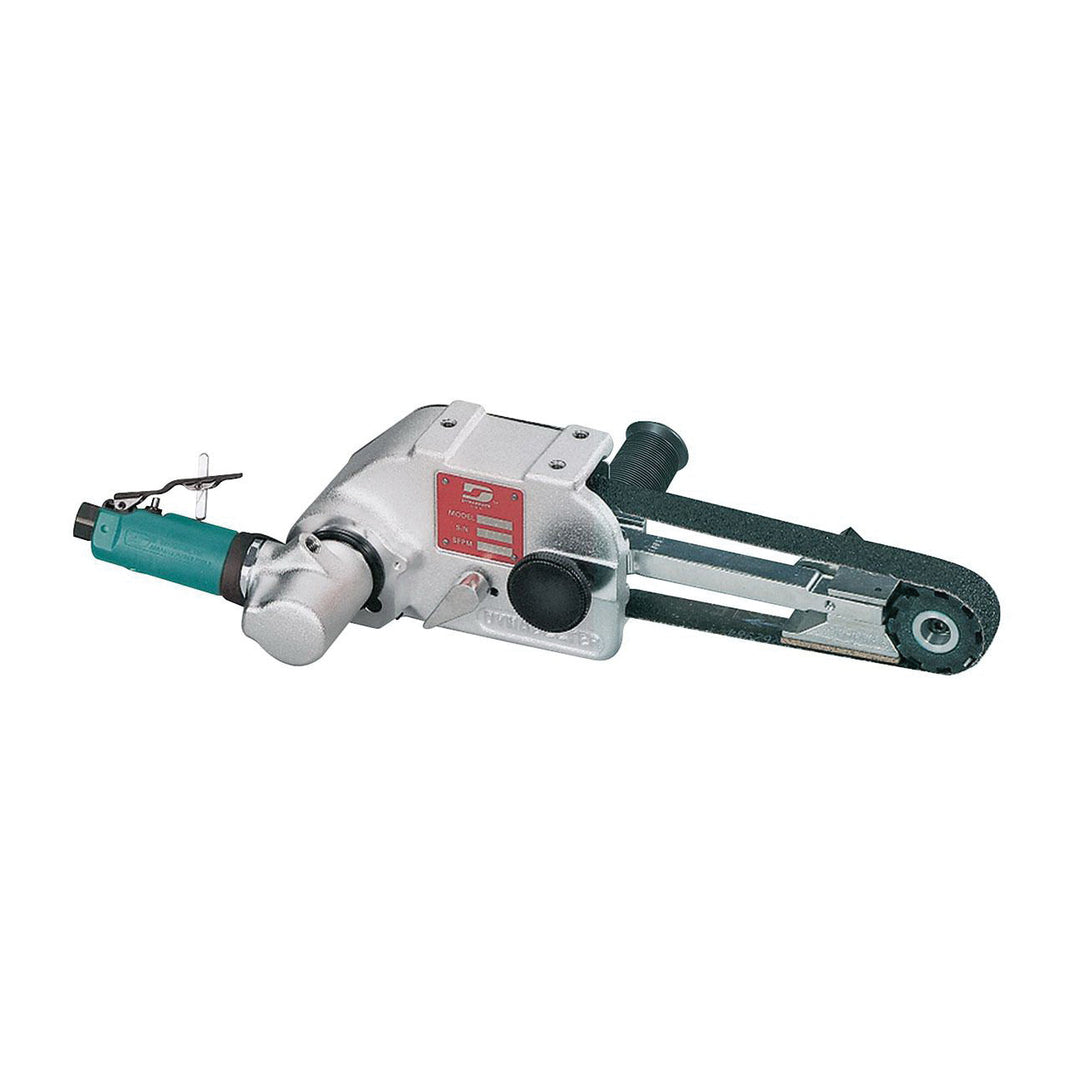 Disc Sanders Dynabrade 11462 Dynabelter Finisher .7 Hp 7 Degree Offset 18000 Rpm Front Exhaust For 1X60 Belts