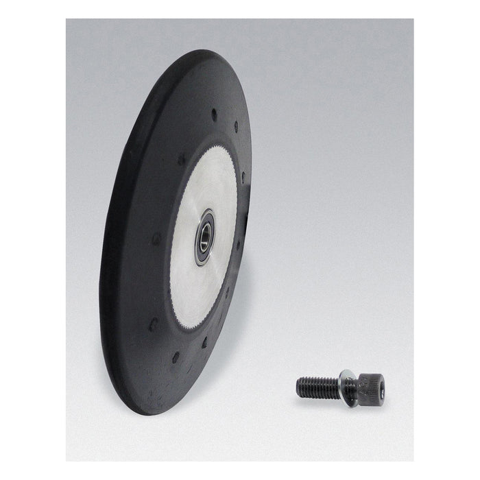 Contact Wheels Dynabrade 11638 Contact Wheel Assembly 4X1/2 W X 5/8 I.D. Severly Face 70 Duro Rubber Radiused