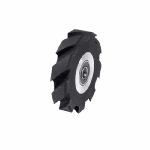 Contact Wheels Dynabrade 11643 Contact Wheel 2 Inch Diameter X 1/2 Inch W X 5/8 I.D. Crown Face 90 Duro Rubber
