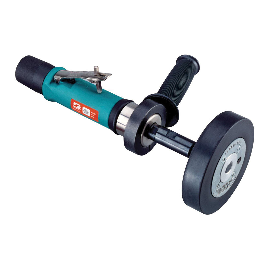Straight Grinders Dynabrade 13214 Dynastraight Finishing Tool .7 Hp Straight-Line 4500 Rpm Rear Exhaust 5/8 11 Inch Arbor