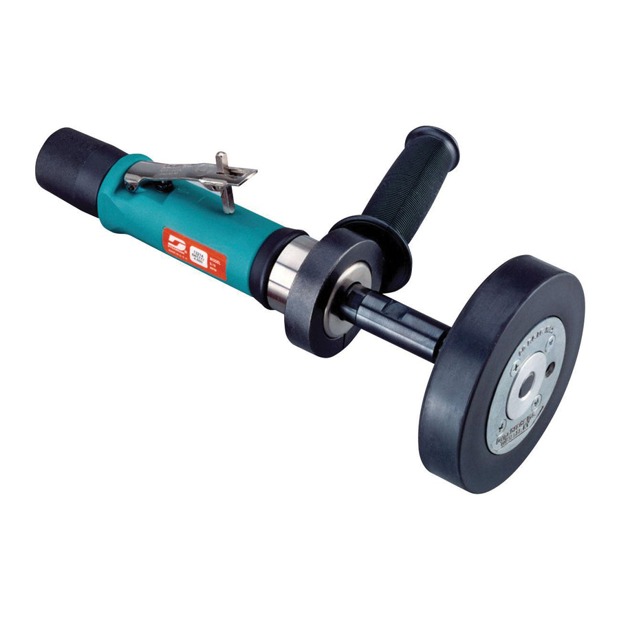 Straight Grinders Dynabrade 13214 Dynastraight Finishing Tool .7 Hp Straight-Line 4500 Rpm Rear Exhaust 5/8 11 Inch Arbor