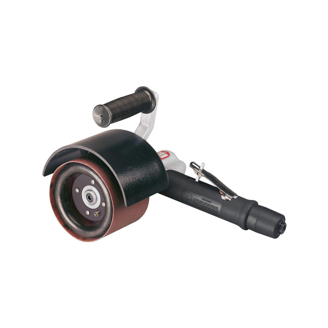Specialty Sanders Dynabrade 13401 Dynisher Finishing Tool .7 Hp 7 Degree Offset 3400 Rpm Rear Exhaust 3/4 Inch Diameter Arbor Metric