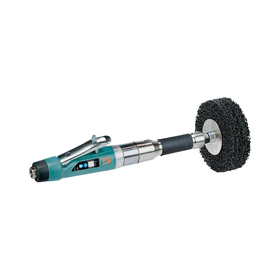Straight Grinders Dynabrade 13512 Dynastraight 6 Inch Extension Finishing Tool 1 Hp Straight-Line 3400 Rpm Rear Exhaust 1/2 Inch Diameter Arbor