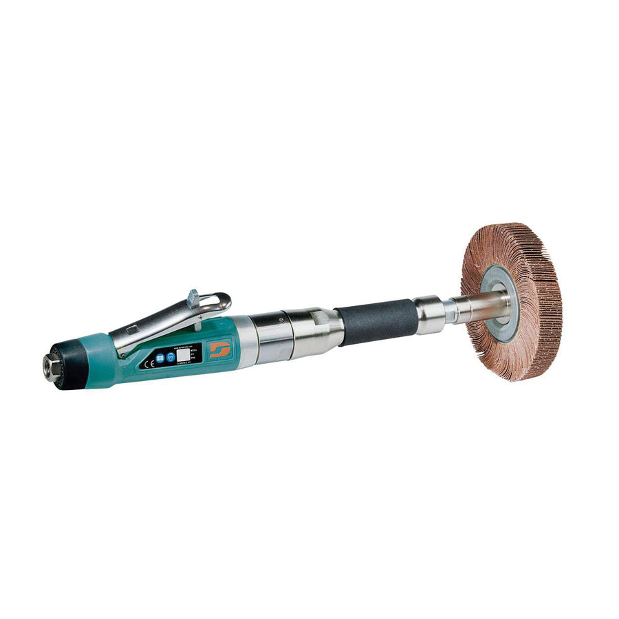 Straight Grinders Dynabrade 13518 Dynastraight 6 Inch Extension Finishing Tool 1 Hp Straight-Line 4500 Rpm Rear Exhaust 5/8 Or 1 Inch Diameter Arbor