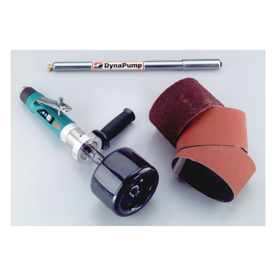 Grinder Kits Dynabrade 13525 Dynastraight Finishing Tool Versatility Kit 1 Hp Straight-Line 3400 Rpm Rear Exhaust 5/8 11 Inch Arbor