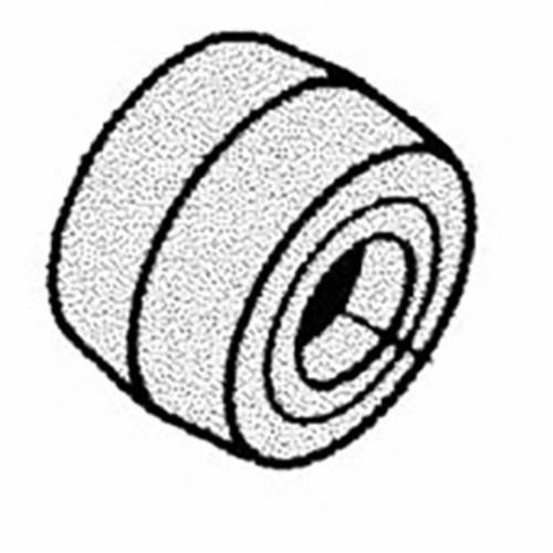 Contact Wheels Dynabrade 14235 Contact Wheel 1-1/4X1 X 5/8 I.D. Crown Face 70 Duro Urethane