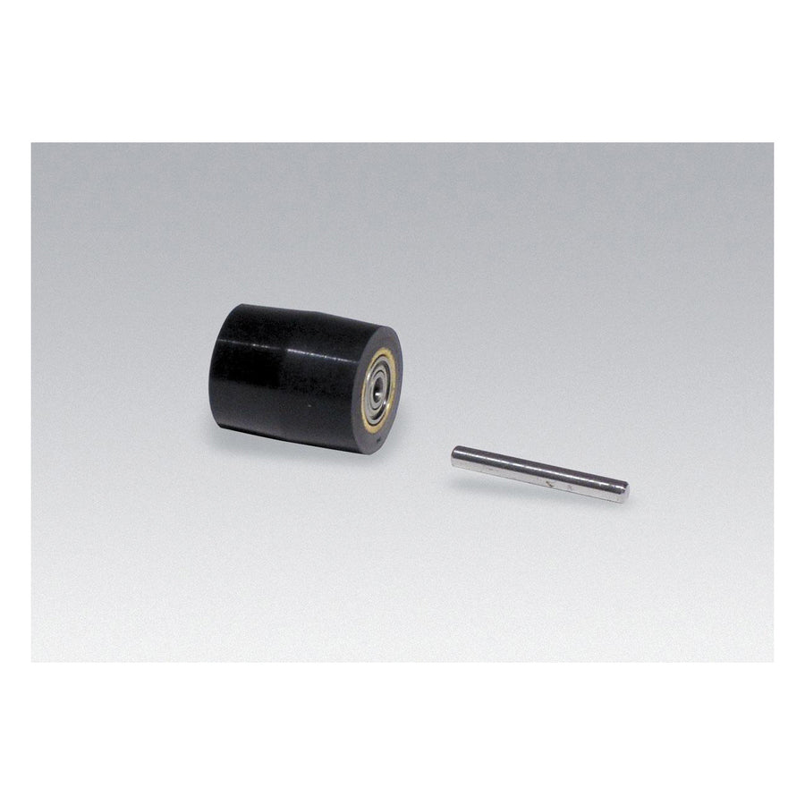 Contact Wheels Dynabrade 42654 Contact Wheel Assembly 1 Inch Diameter X 3/8 W X 3/8 I.D. Round Radiused Face 70 Duro Rubber