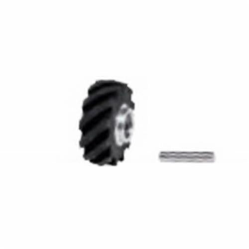Contact Wheels Dynabrade 15342 Contact Wheel 2 Inch Diameter X 5/8 W X 5/8 I.D. Crown Face 40 Duro Rubber