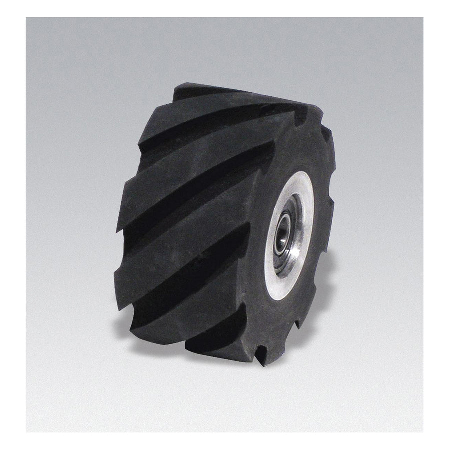 Contact Wheels Dynabrade 15348 Contact Wheel Assembly 2X1 X 5/8 I.D. Standard Face 70 Duro Rubber