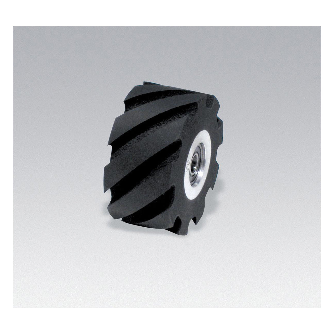 Contact Wheels Dynabrade 15349 Contact Wheel Assembly 2X1 X 5/8 I.D. Flat Face 90 Duro Rubber