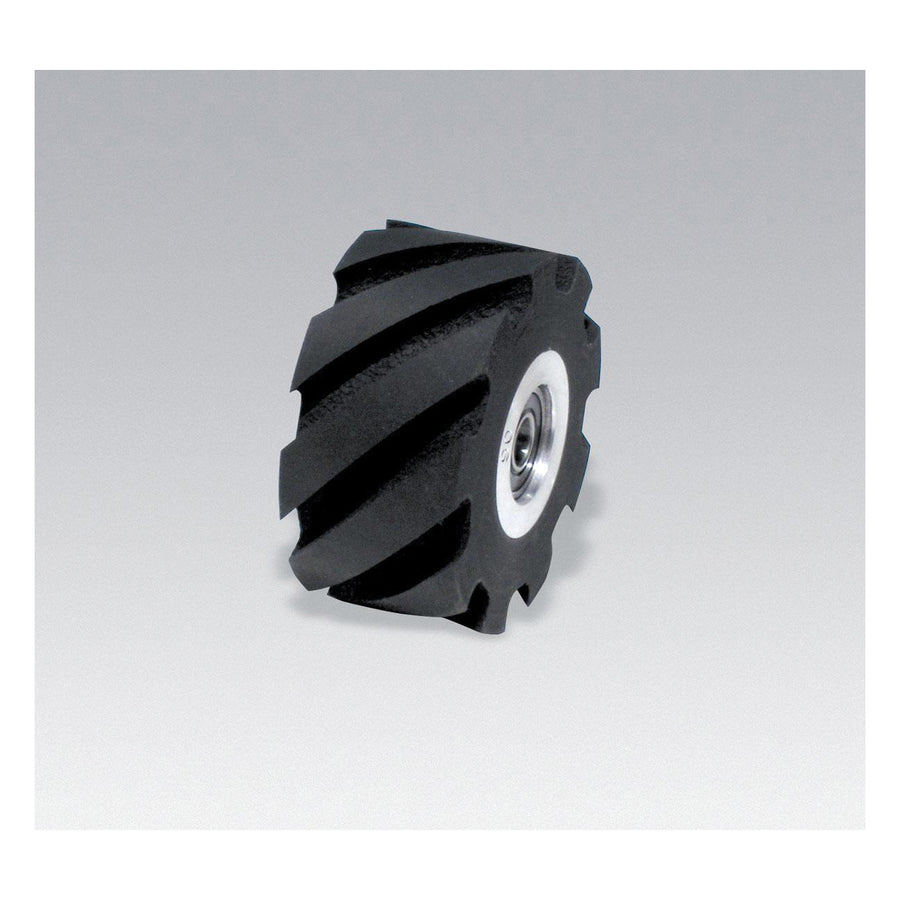 Contact Wheels Dynabrade 15349 Contact Wheel Assembly 2X1 X 5/8 I.D. Flat Face 90 Duro Rubber