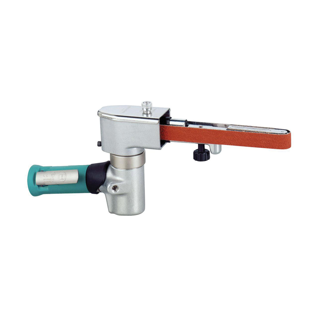 Belt Sanders Dynabrade 15400 Dynafile III Abrasive Belt Tool .7 Hp 7 Degree Offset 20000 Rpm Front Exhaust 5/8 Inch 3/4X18 Belts