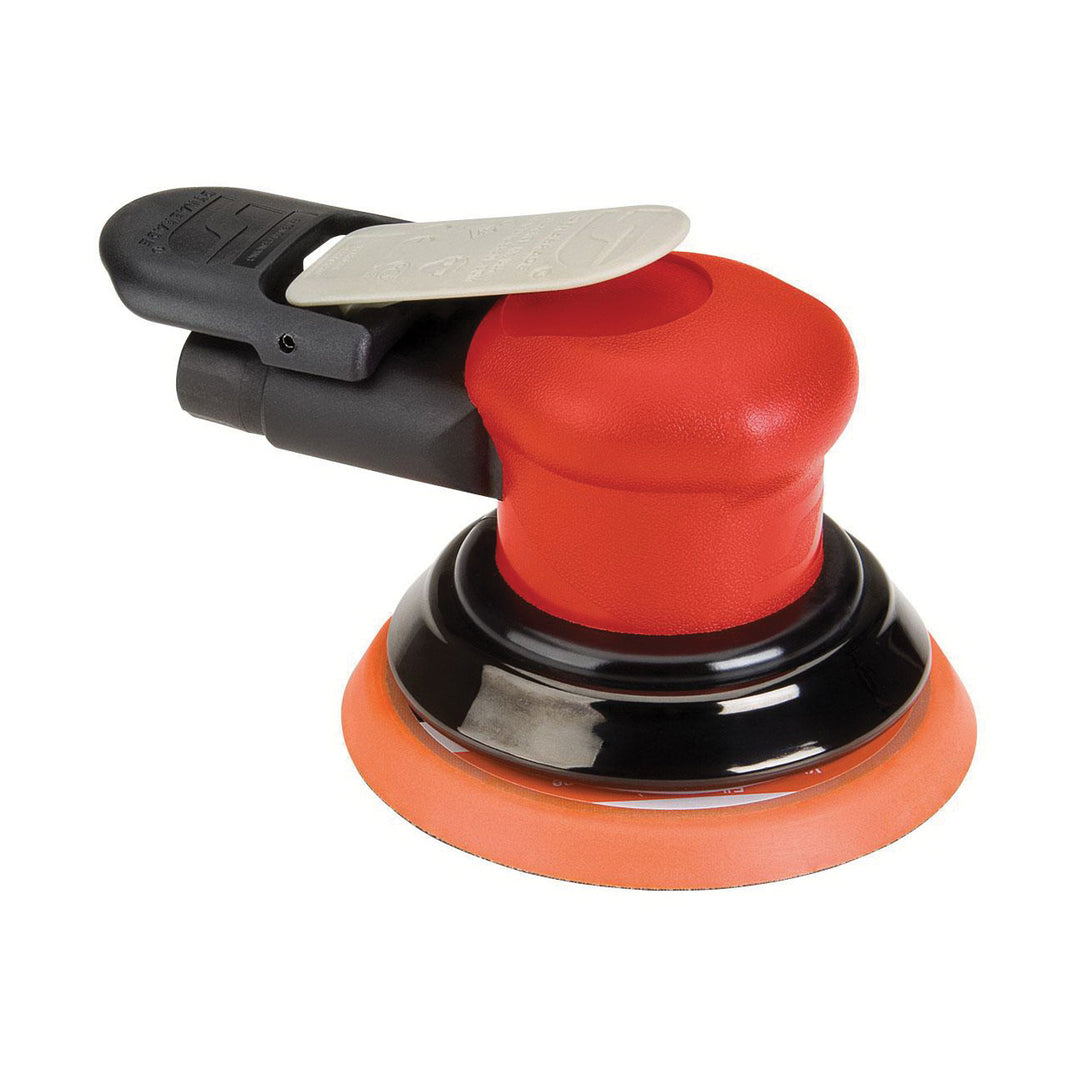 Orbital Sanders Dynabrade 21030 Pneumatic Random Orbit Sander 3/16 Red Non-Vacuum 12000 5 Inch