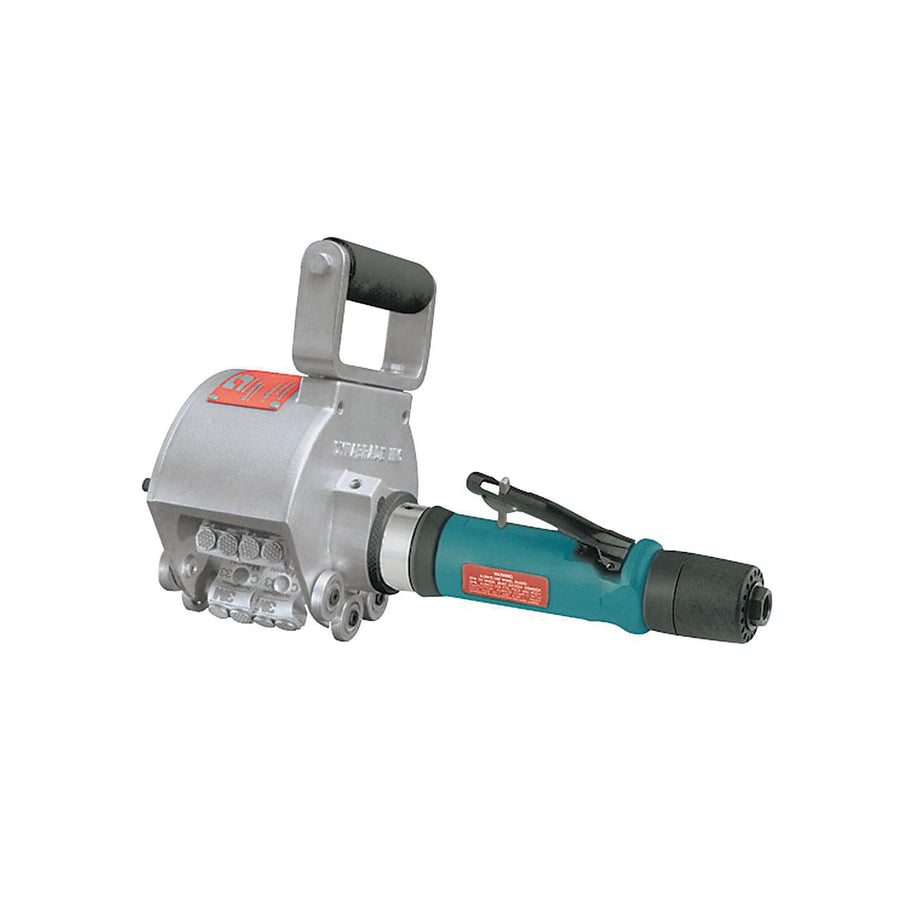 Scalers Dynabrade 30337 Dynascaler Surface Preparation Tool Hand-Held .7 Hp Right Angle 1950 Rpm Rear Exhaust With 2 Inch Wide Hub