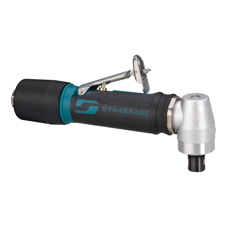 Die Grinders Dynabrade 46001 .4 Hp Right Angle Die Grinder (Replaces 50001 & 50004) 15000 Rpm Spiral-Geared Extended Rear Exhaust 1/4 Collet