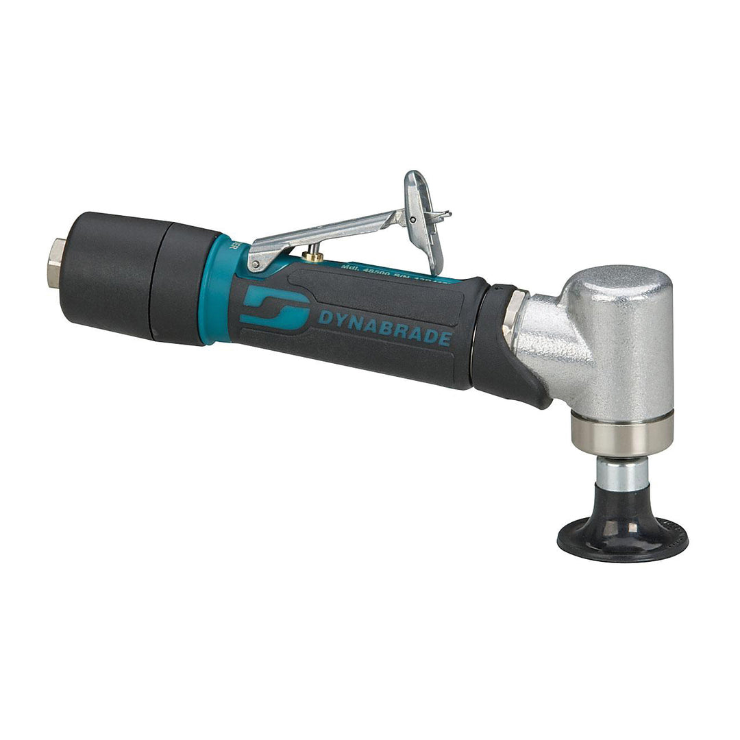 Disc Sanders Dynabrade 48500 2 Inch Diameter 7 Degree Offset Disc Sander (Replaces 52500) .4 Hp 25000 Rpm Gearless Extended Rear Exhaust Locking-Type Female Pad