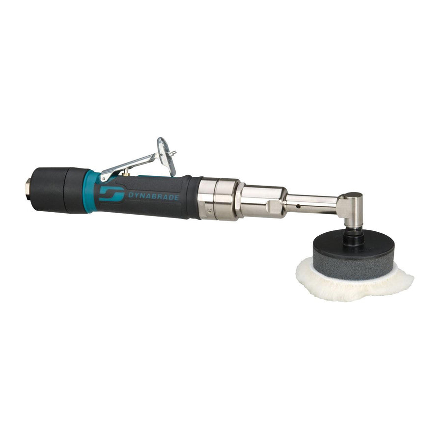 Buffers & Polishers Dynabrade 49440 3 Inch Diameter Angle-Head Rotary Buffer (Replaces 53440) .4 Hp 3200 Rpm Rear Exhaust 1/4 20 Male Adapter Thread