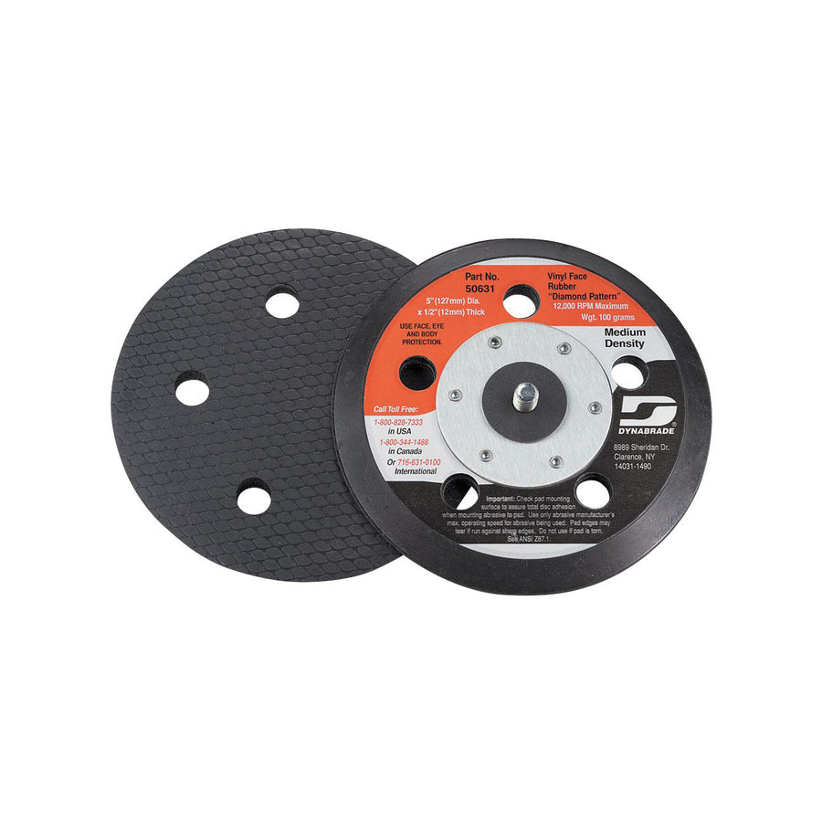 Backup Pads Dynabrade 50631 Backup Pads Stikit Black 5X5H