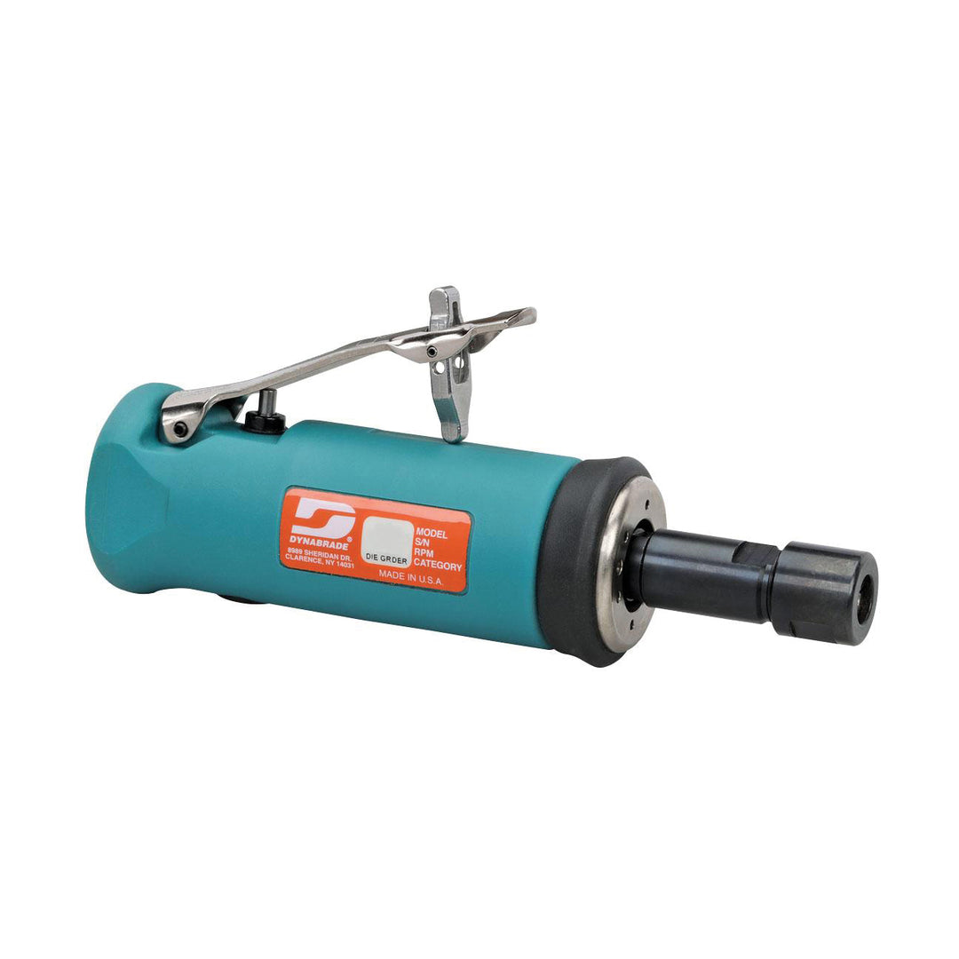 Die Grinders Dynabrade 51301 .5 Hp Straight-Line Die Grinder 18000 Rpm Gearless Front Exhaust 1/4 Inch Collet