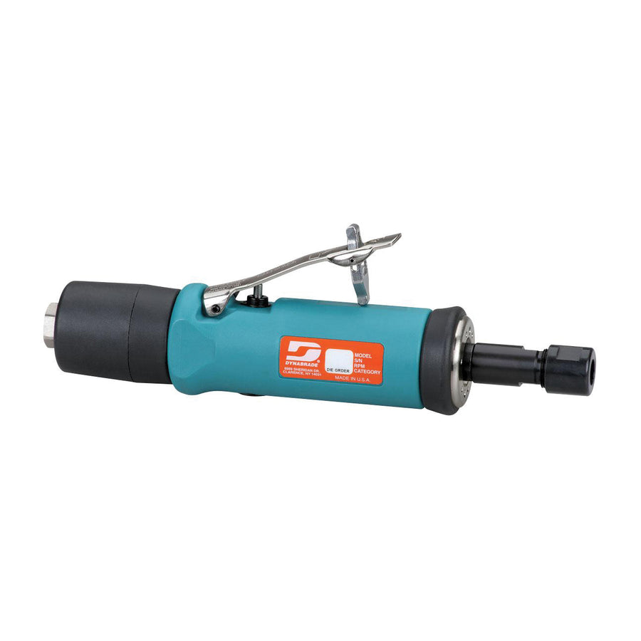 Die Grinders Dynabrade 51306 .5 Hp Straight-Line Die Grinder 20000 Rpm Gearless Extended Rear Exhaust 1/4 Inch Collet