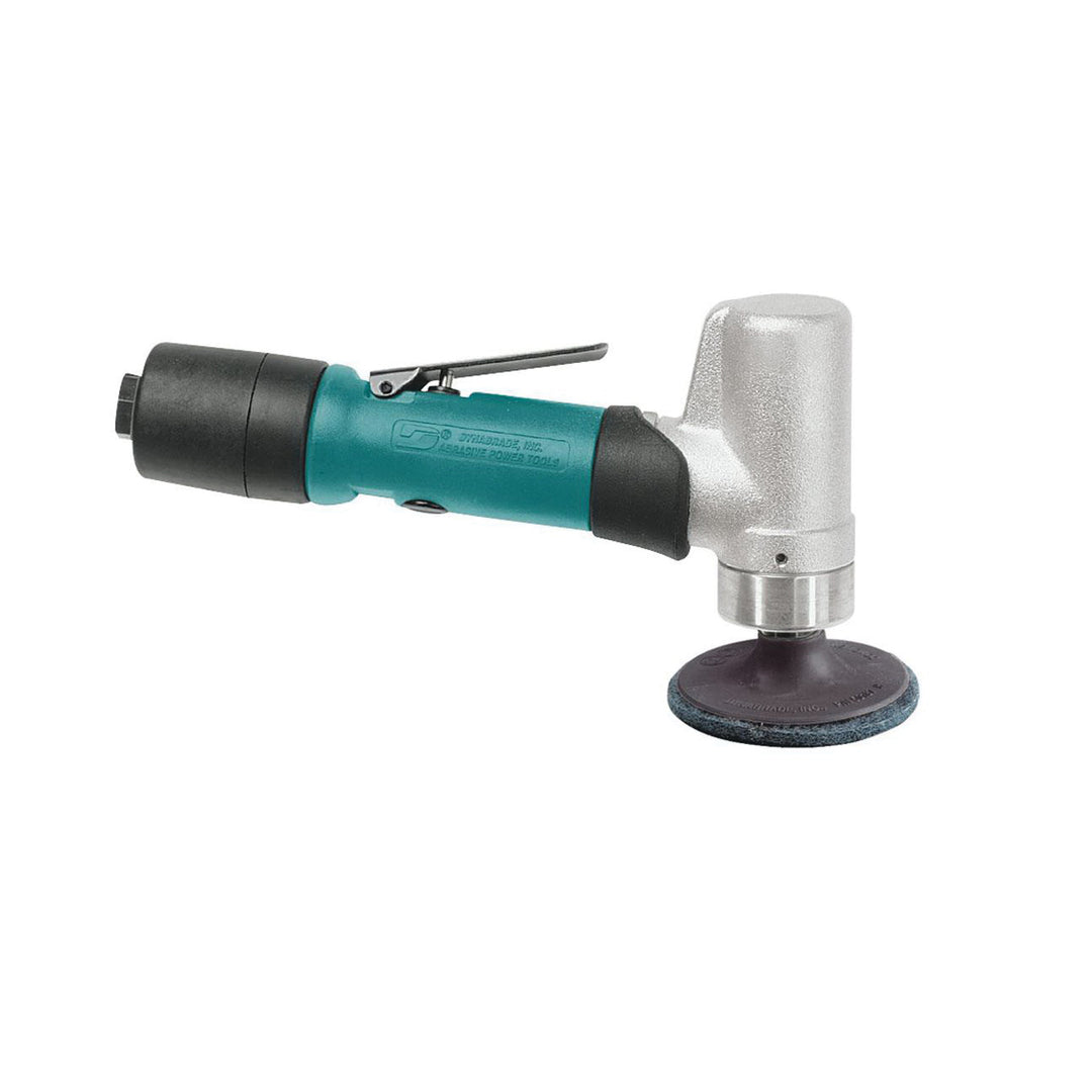Disc Sanders Dynabrade 51420 3-1/2 Inch Diameter 7 Degree Offset Disc Sander .4 Hp 3200 Rpm Geared Rear Exhaust