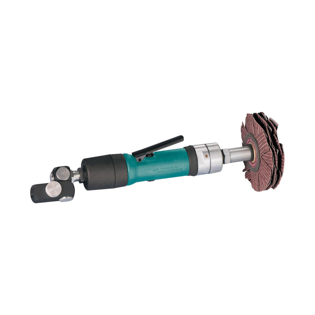 Straight Grinders Dynabrade 52052 Lightweight Dyninger Finishing Tool .4 Hp Straight-Line 0-3200 Rpm Rear Exhaust 1/2 Inch Diameter Arbor