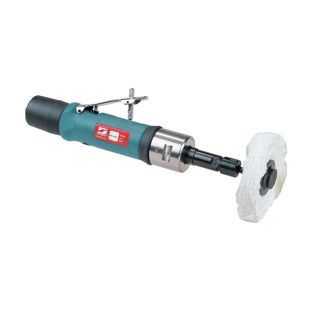 Die Grinders Dynabrade 52101 .7 Hp Straight-Line Die Grinder 3400 Rpm Planetary-Geared Extended Rear Exhaust 1/4 Inch Collet