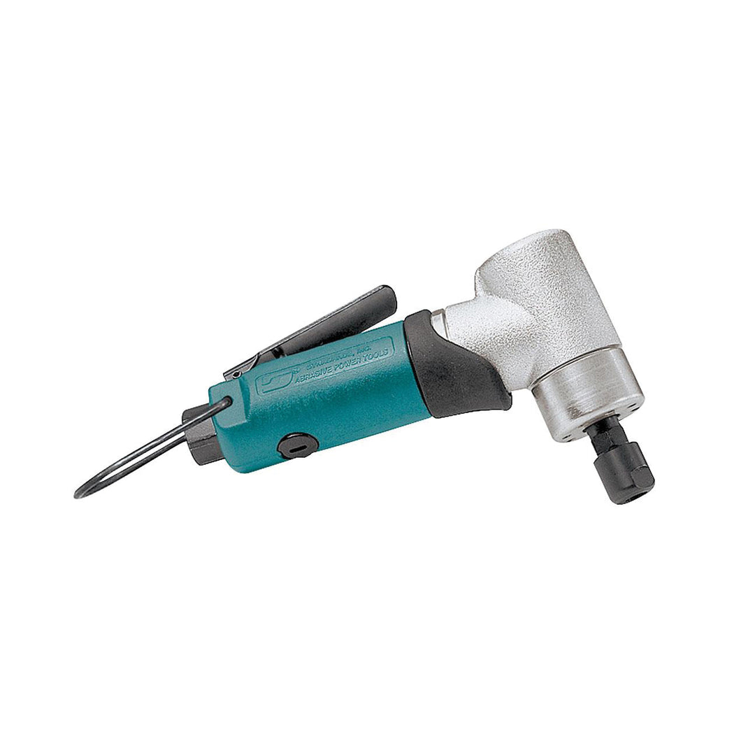 Die Grinders Dynabrade 52204 .4 Hp 7 Degree Offset Die Grinder 25000 Rpm Gearless Front Exhaust 1/4 Inch Collet