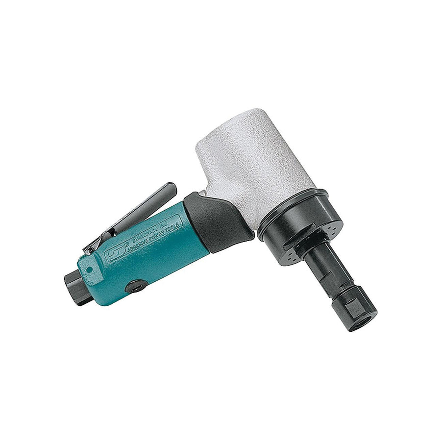 Die Grinders Dynabrade 52242 .7 Hp 7 Degree Offset Die Grinder 20000 Rpm Gearless Front Exhaust Long Shank 1/4 Inch Collet