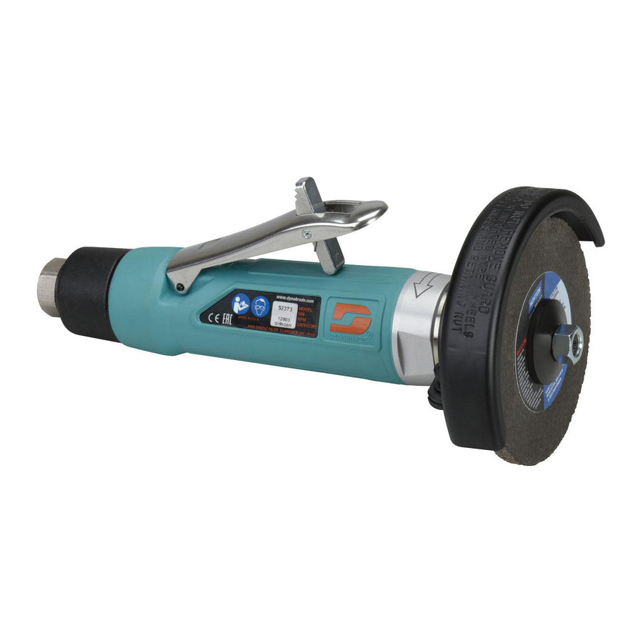 Straight Grinders Dynabrade 52374 4 Inch Diameter Straight-Line Type 1 Wheel Grinder 1 Hp 15000 Rpm Rear Exhaust 3/8 Inch-24 Spindle Thread