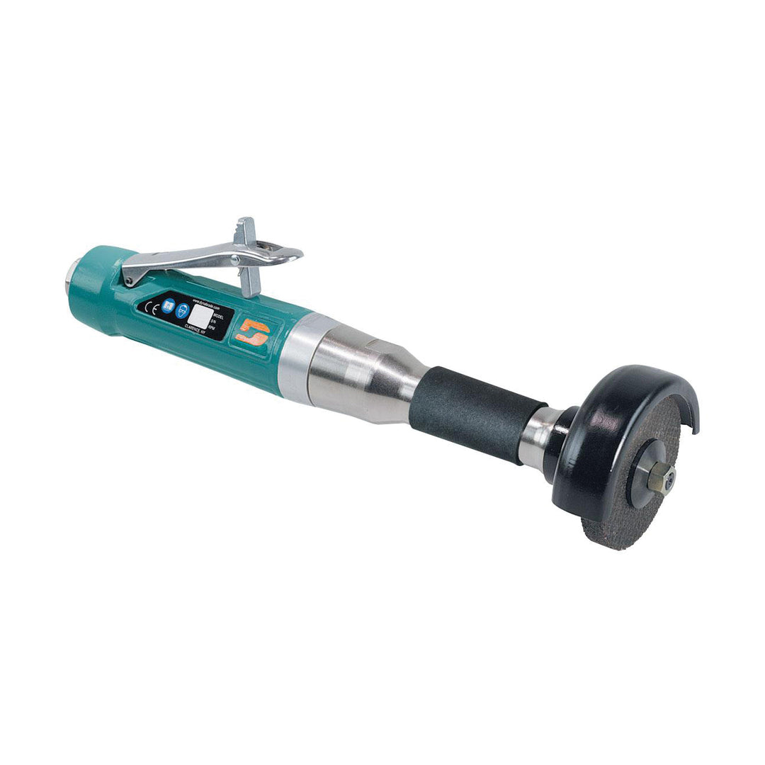 Straight Grinders Dynabrade 52378 3 Inch Diameter Straight-Line Type 1 Extension Wheel Grinder 1 Hp 18000 Rpm Rear Exhaust 3/8 Inch-24 Spindle Thread