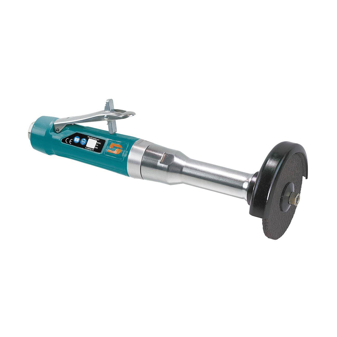 Straight Grinders Dynabrade 52380 4 Inch Diameter Straight-Line Type 1 Extension Wheel Grinder 1 Hp 15000 Rpm Rear Exhaust 3/8 Inch-24 Spindle Thread